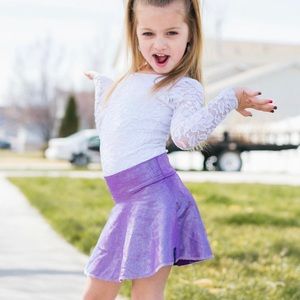 Purple skirt